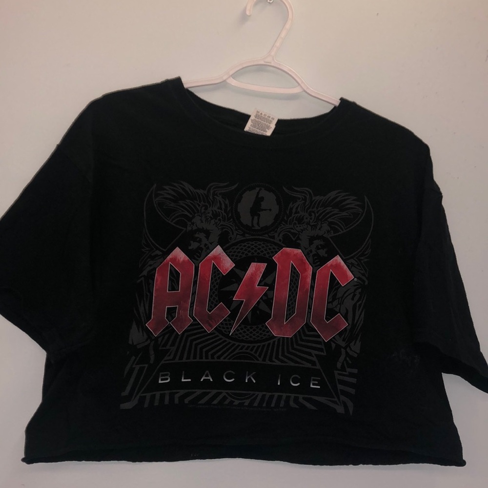AC/DC Cropped Tee